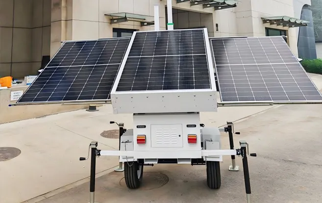 Our Company Successfully Developed a Mobile Solar Monitoring Trailer with AI Functions