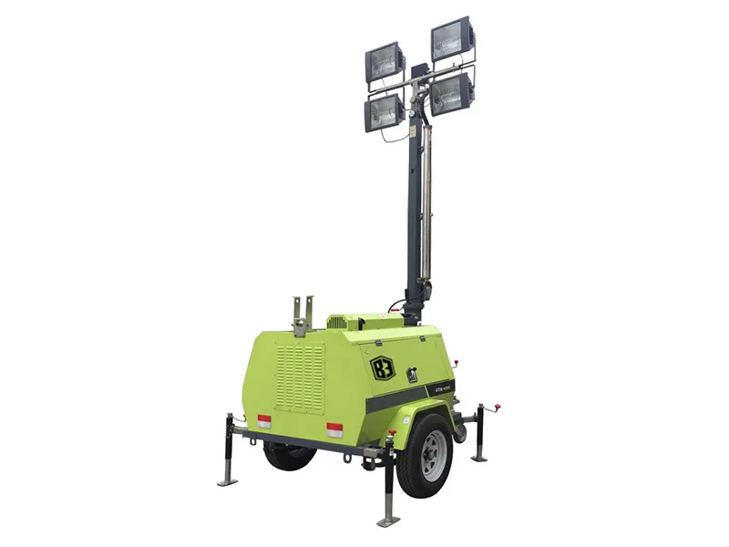 YGNE YY-4TN4000 9m Mobile Trailer Generator Light Tower