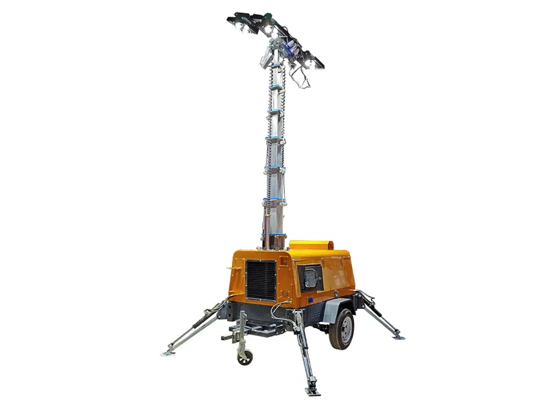 YGNE YY-4TN4000 9m Mobile Trailer Generator Light Tower